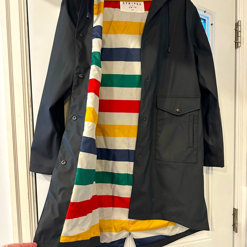 HBC Stripes Hudson’s Bay Company Raincoat Lined- Small
LAST PRICE DROP TODAY - Picture 3 of 6